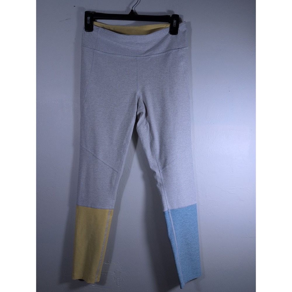 OUTDOOR VOICES Mid-rise Gray‎ Yellow Blue Medium Leggings